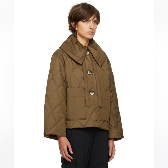 GANNI Ripstop Quilt Jacket (Current Season) - Picture 8 of 11